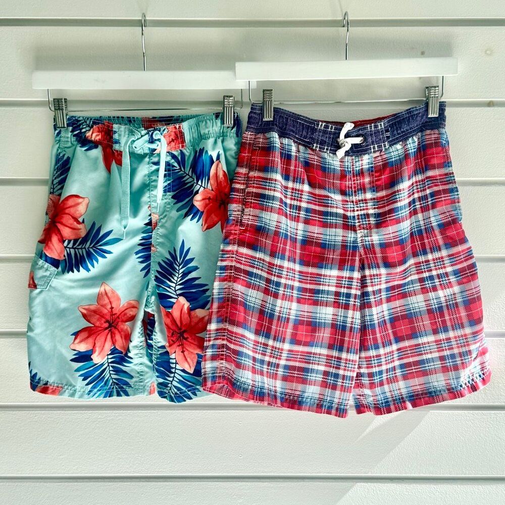 Nautica and Kanu Surf Boys Swim Trunks Size Medium
